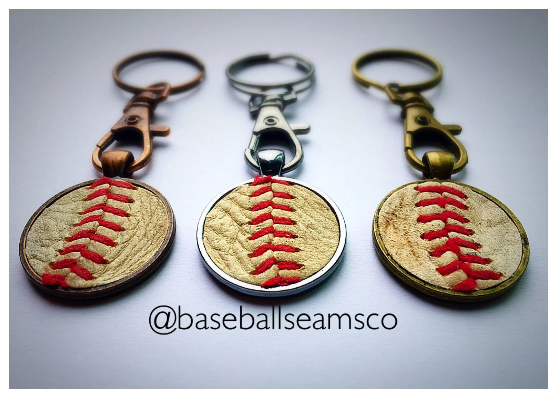 Baseball Seam Keychain - Image 4