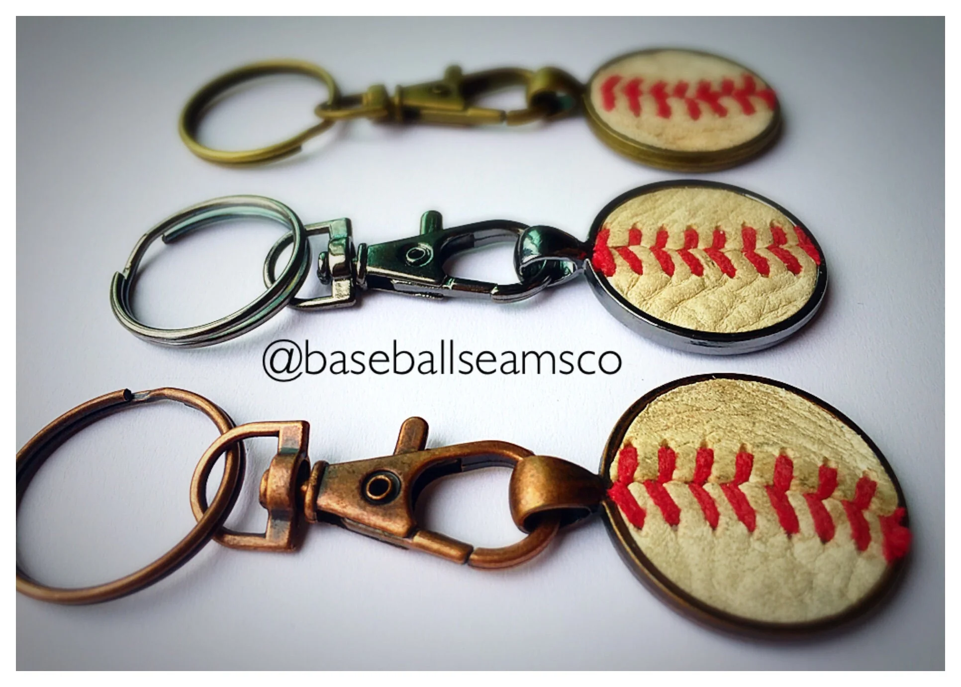 Baseball Seam Keychain - Image 6