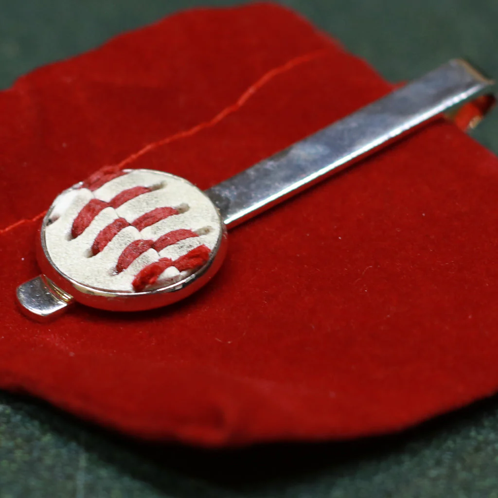 Baseball Seam Tie Clip - Image 5