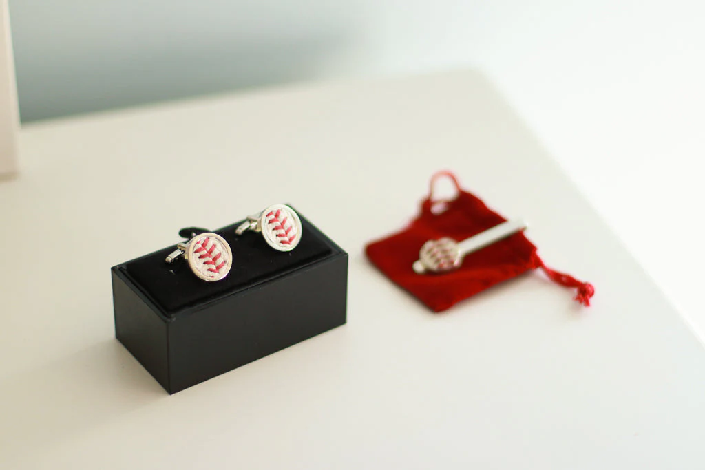 Baseball Seam Tie Clip - Image 7