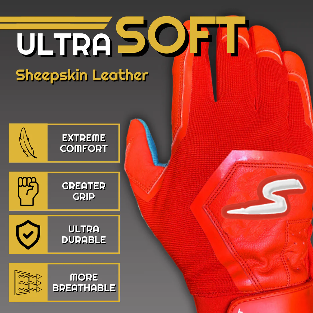 Color Crush Batting Gloves - Smoke Gray (Bee Logo) - Image 15