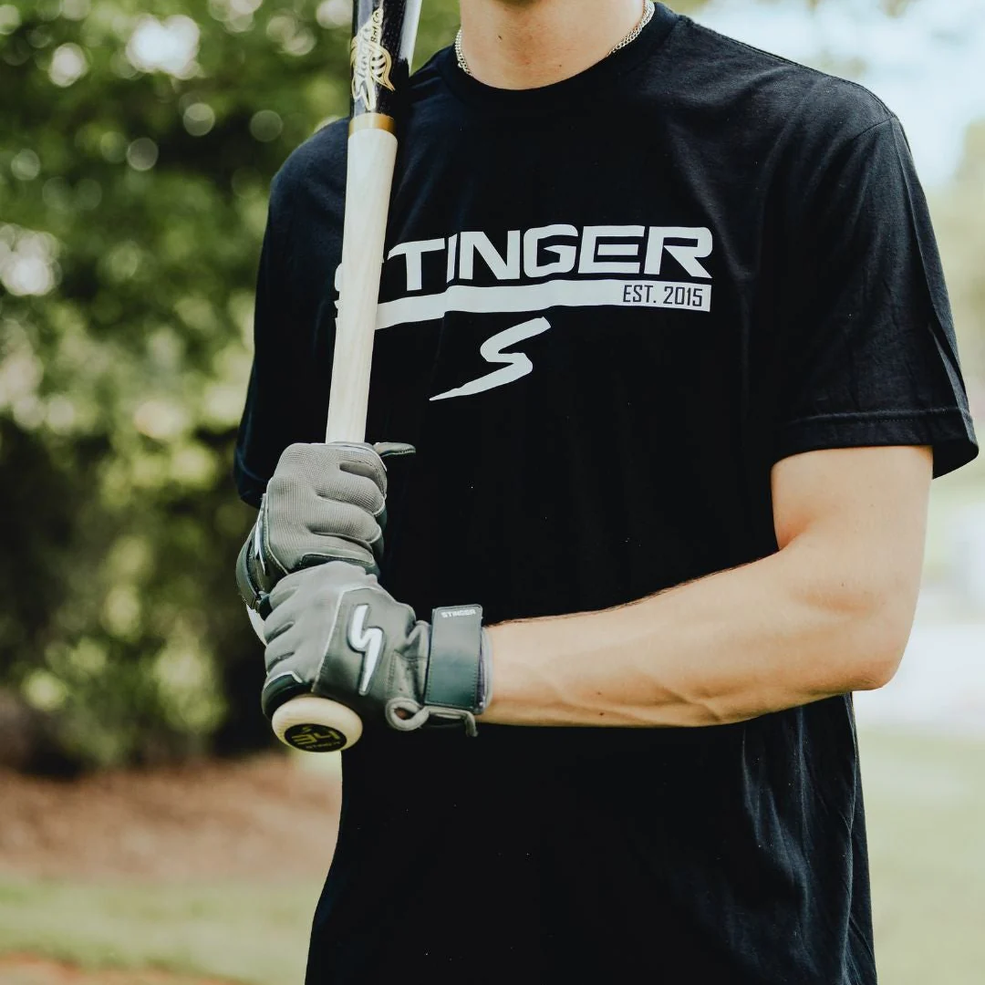 Color Crush Batting Gloves - Smoke Gray (Bee Logo) - Image 4