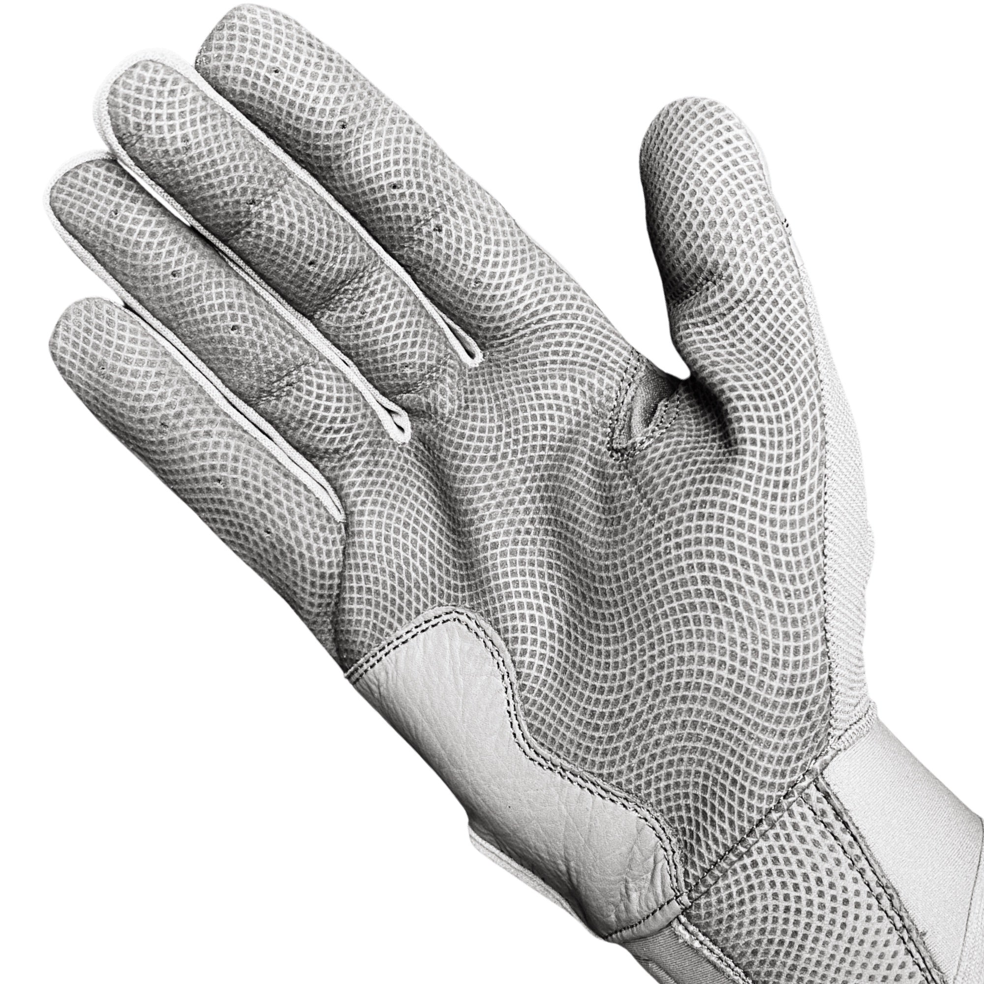 Color Crush Batting Gloves - Smoke Gray (Bee Logo) - Image 6