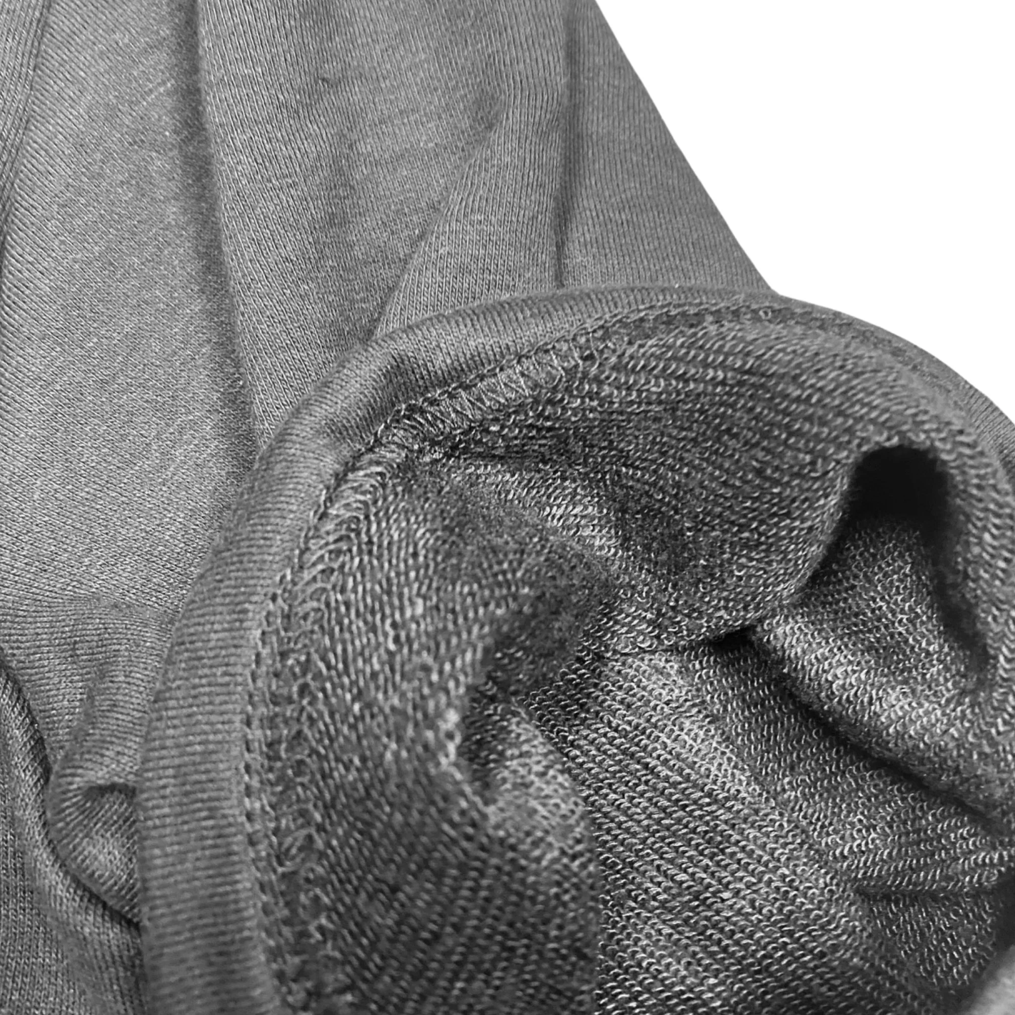 Half Sleeve Hoodie - Black - Image 4