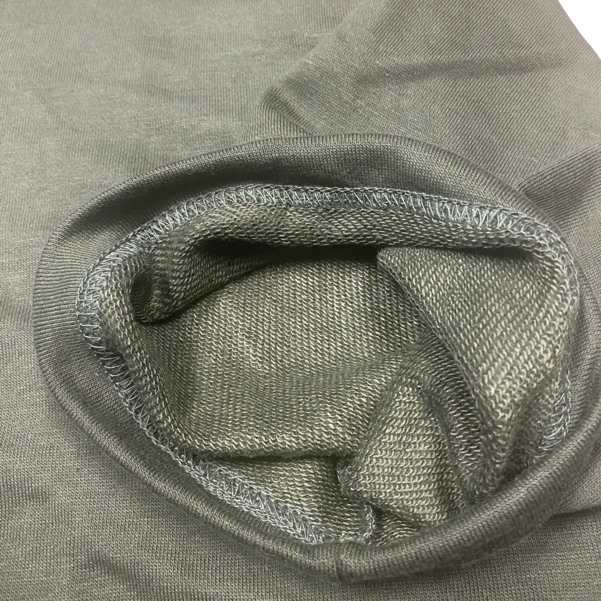 Half Sleeve Hoodie - Military Green - Image 3