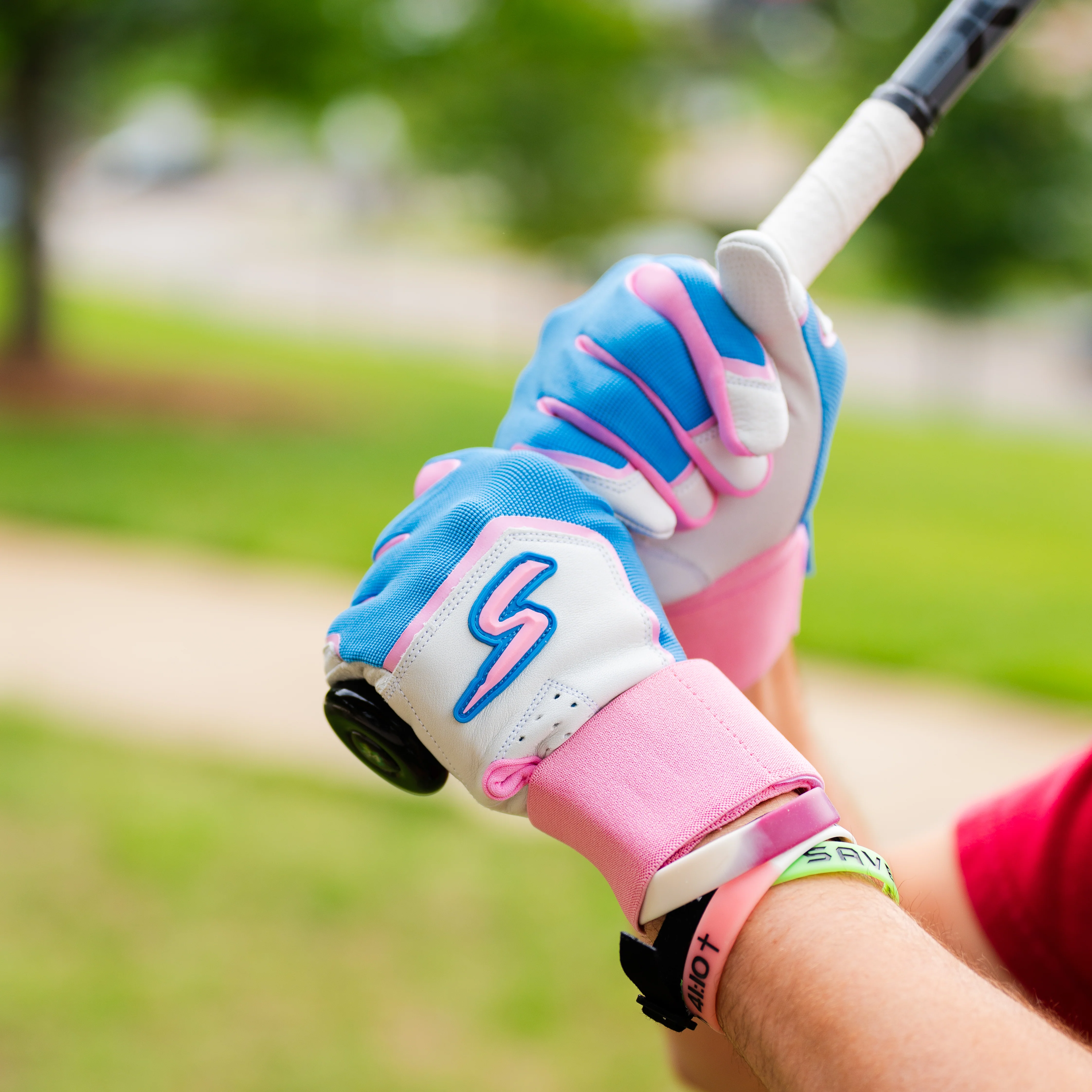 Winder Series Batting Gloves - Cotton Candy - Image 3