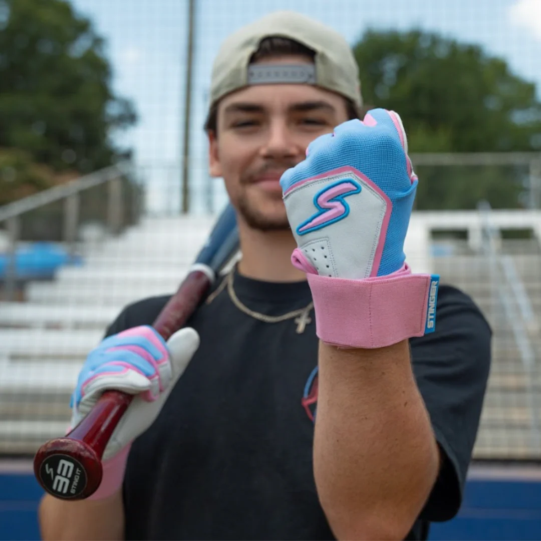 Winder Series Batting Gloves - Cotton Candy - Image 5