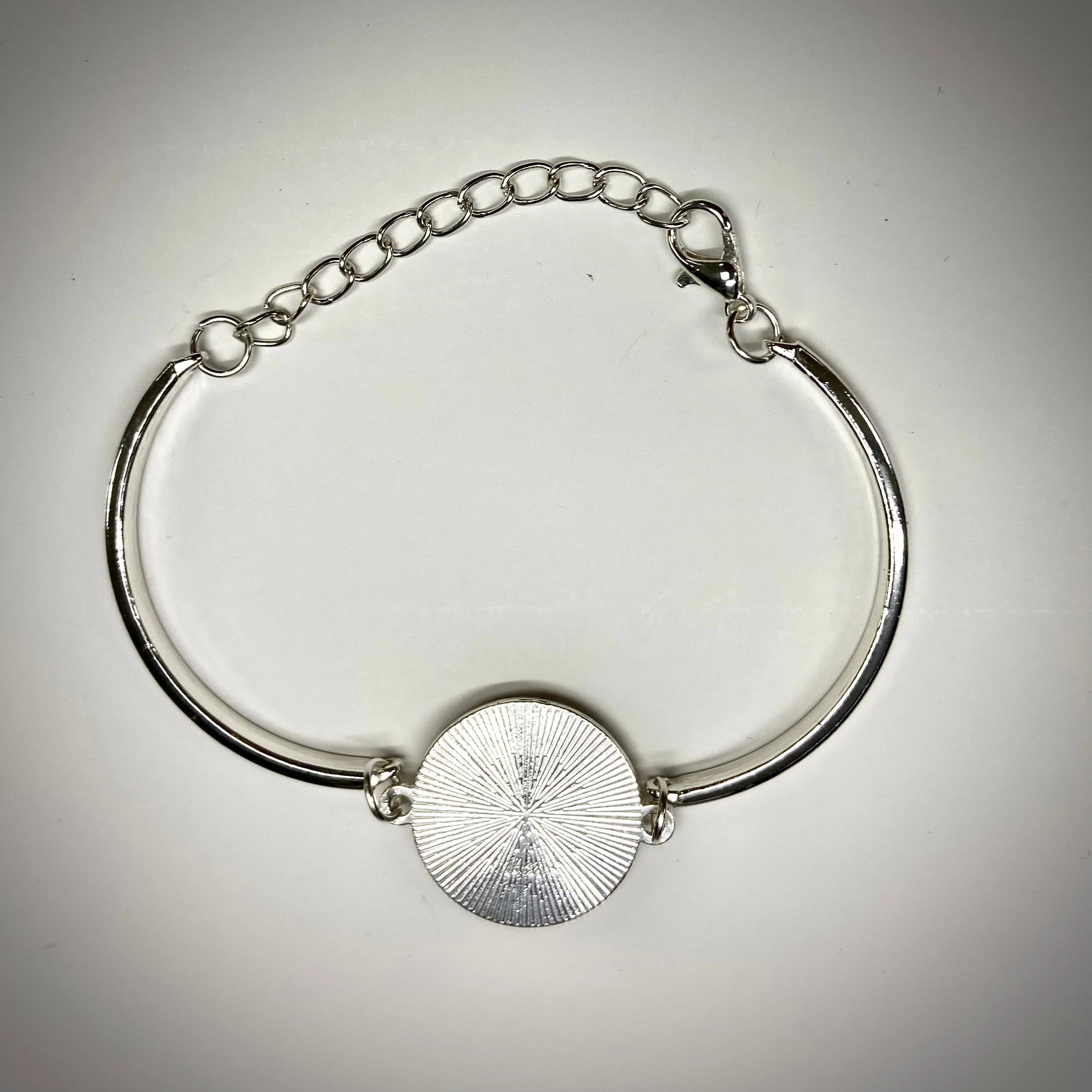 Silver Baseball Seam Bracelet - Image 5