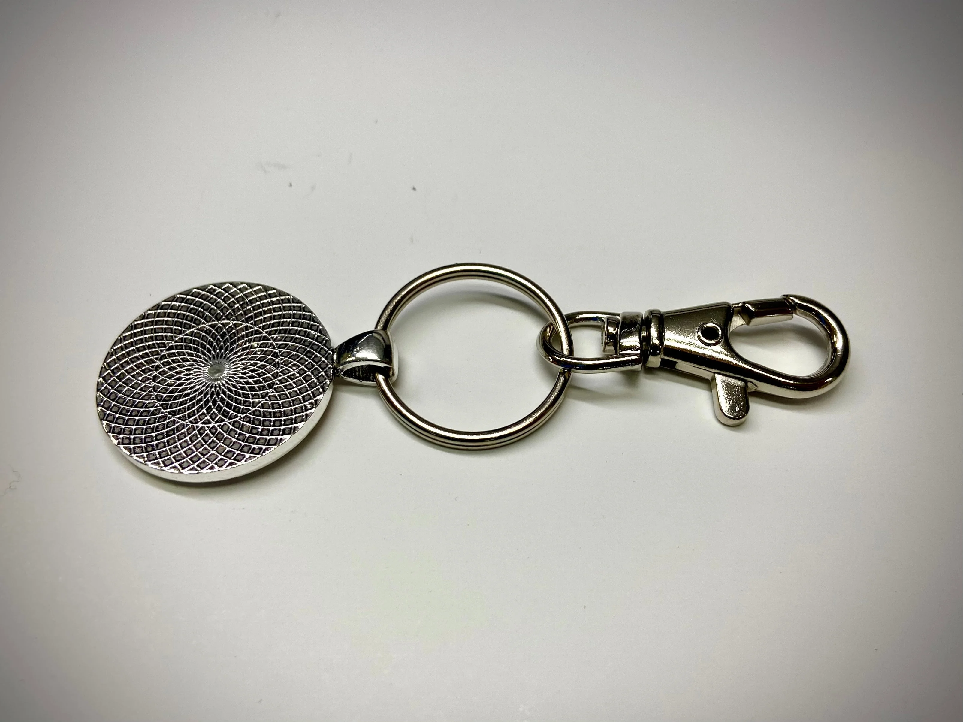 Silver Baseball Seam Keychain - Image 7