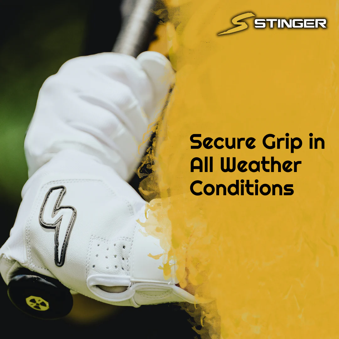 Sting Squad Batting Gloves - Navy Blue - Image 5