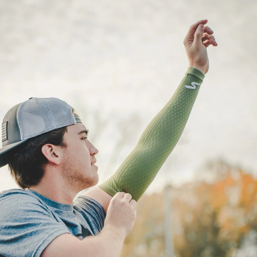 Stinger Premium Arm Sleeve - Military Green - Image 3