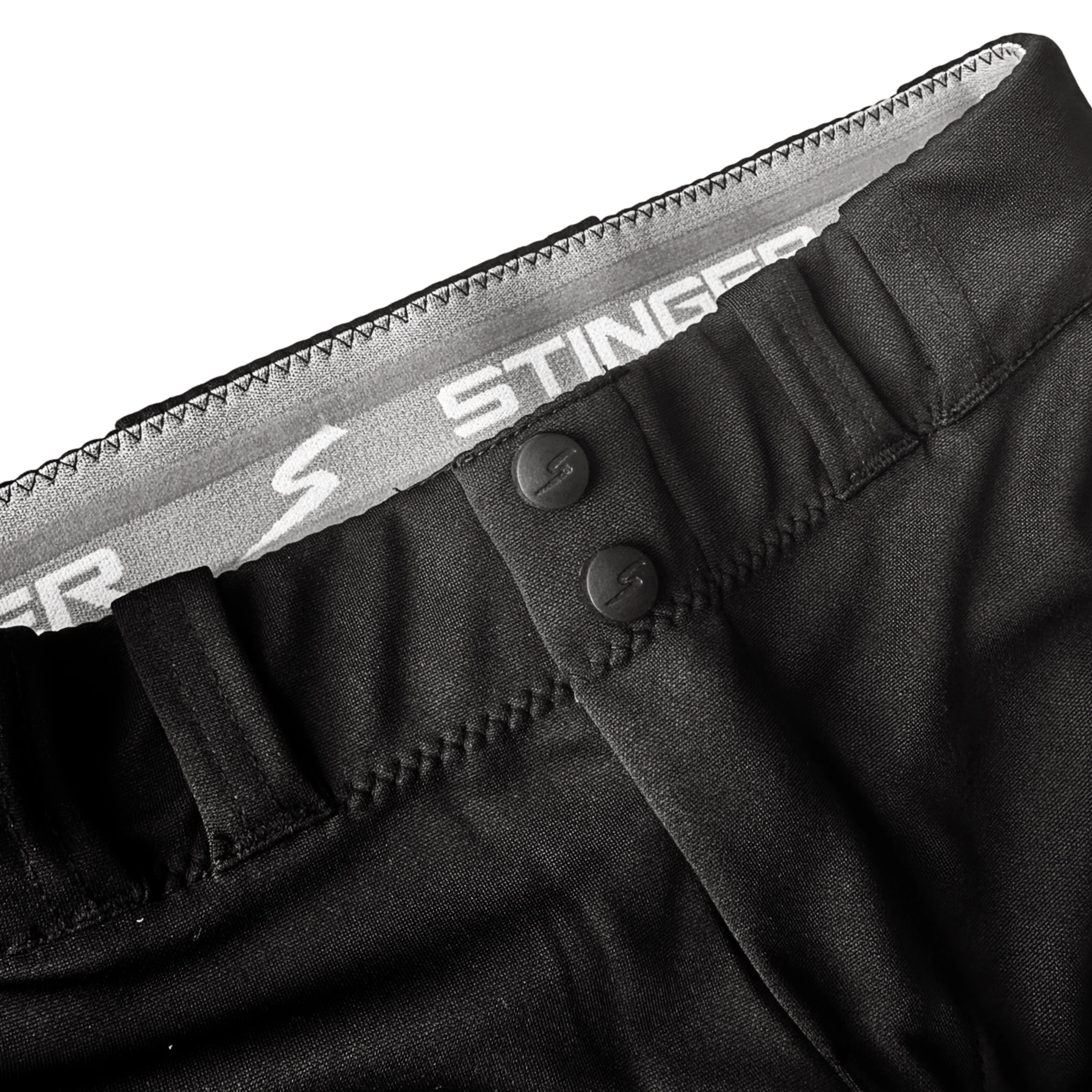 Stinger Premium Fastpitch Softball Pants - Black - Image 4
