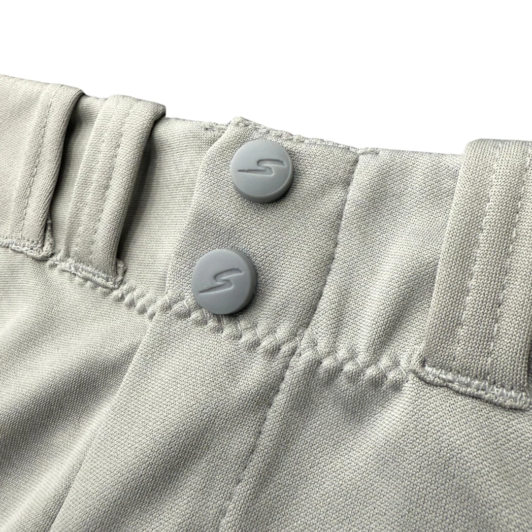 Stinger Premium Pro Style Tapered Gray Baseball Pant - Image 5
