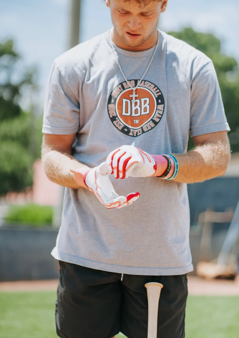 Winder Series Batting Gloves - Pink & White - Image 10