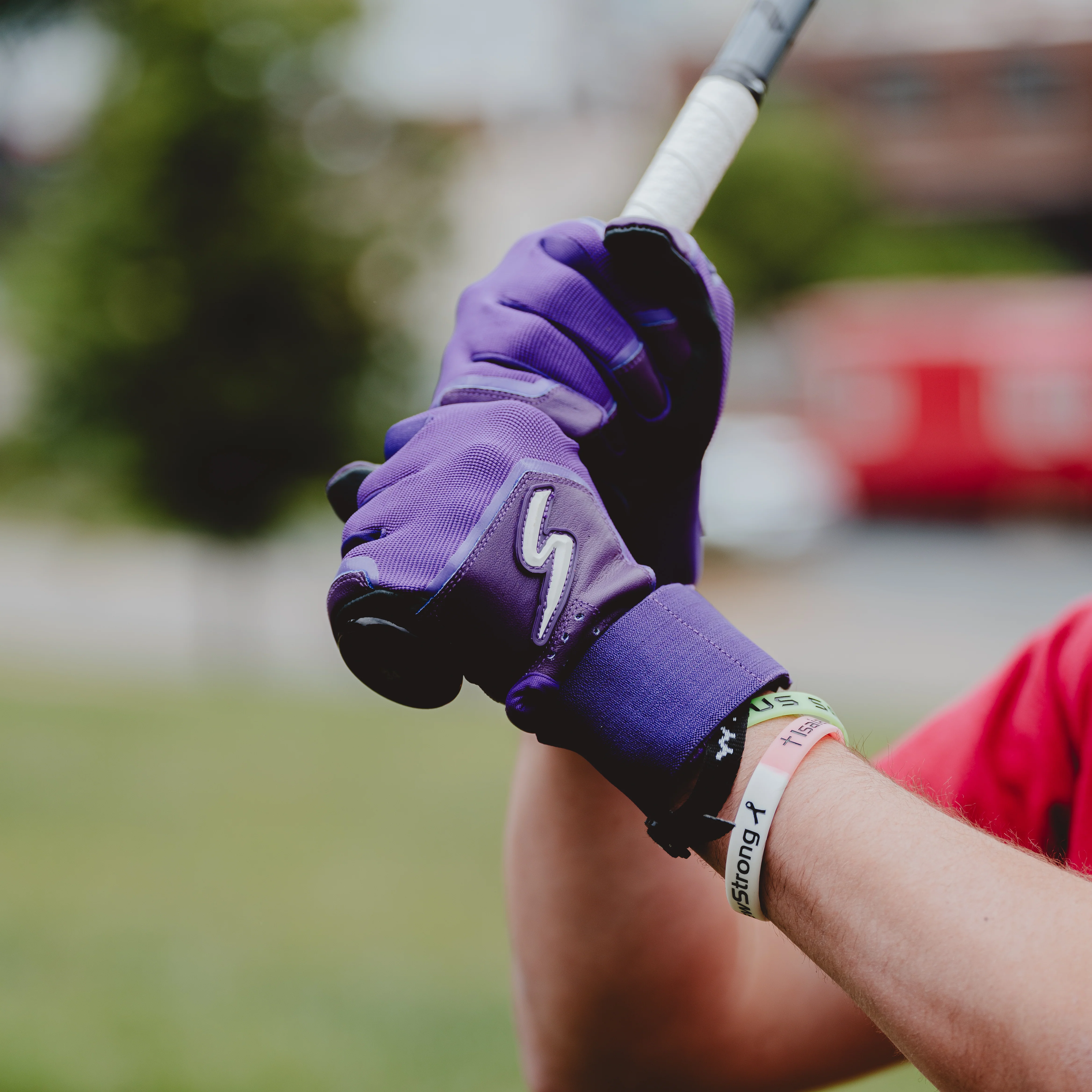 Winder Series Batting Gloves - Purple - Image 3