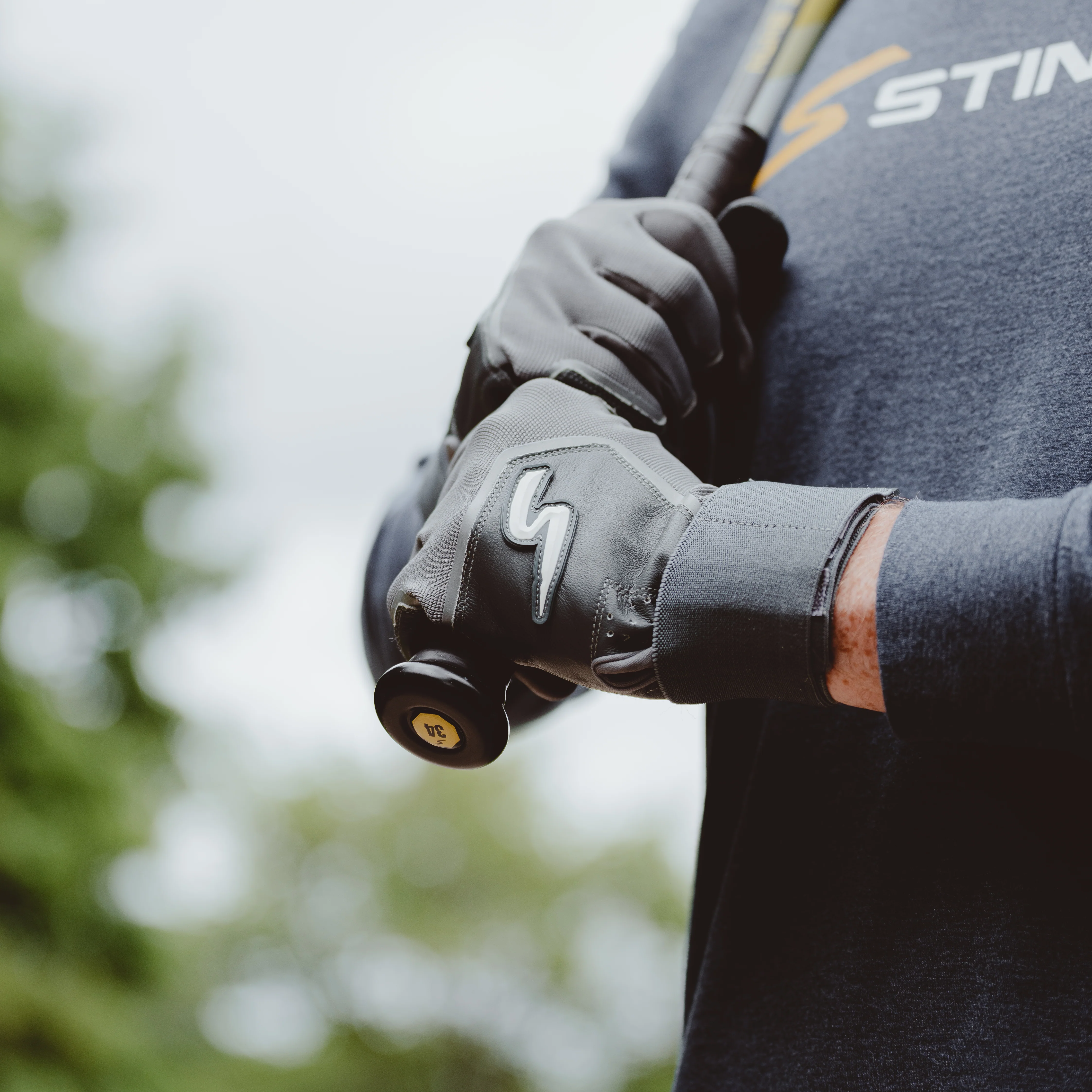 Winder Series Batting Gloves - Smoke Gray - Image 12