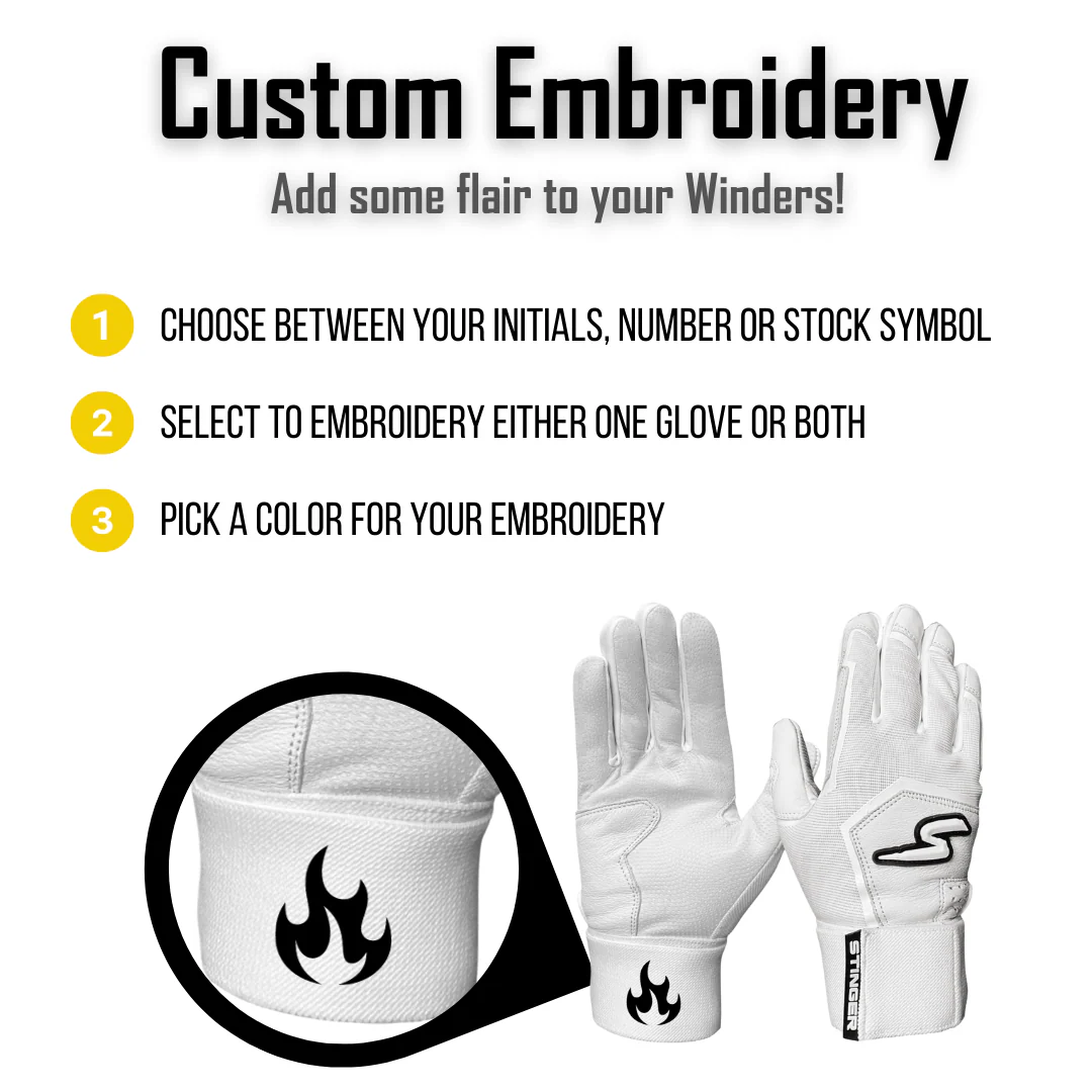 Winder Series Batting Gloves - Smoke Gray - Image 5