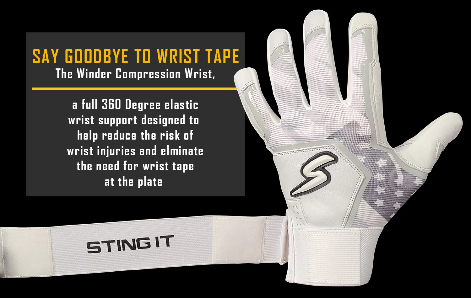 Winder Series Batting Gloves - Smoke Gray - Image 7