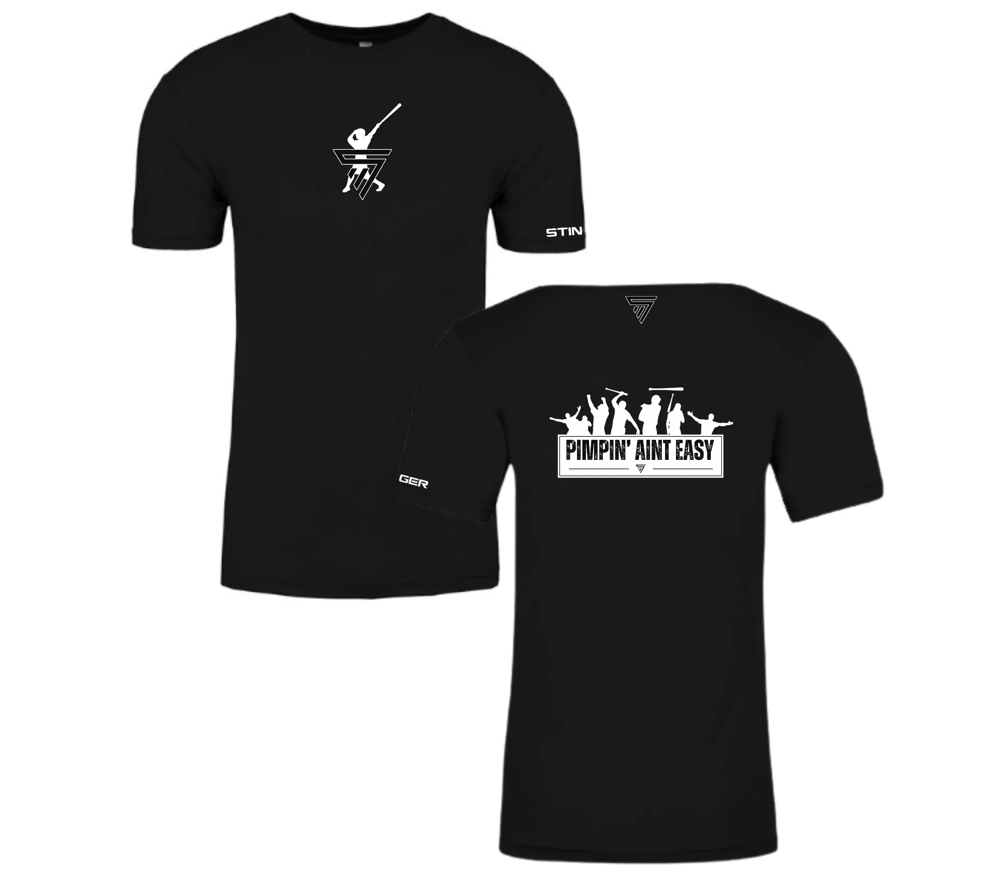 Swingman "Pimpin' Aint Easy" Tee Shirt - Black