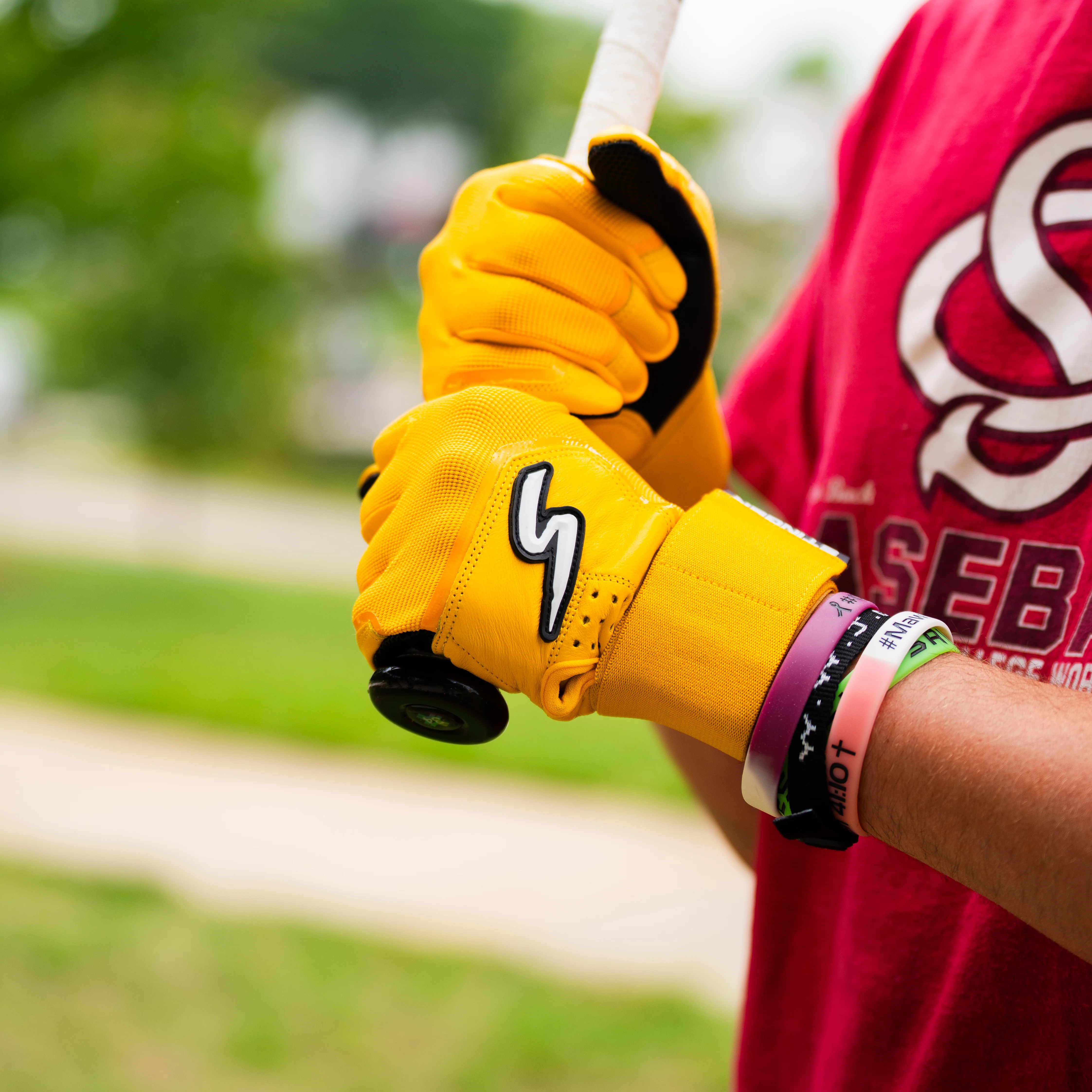 Winder Series Batting Gloves - Athletic Gold - Image 3