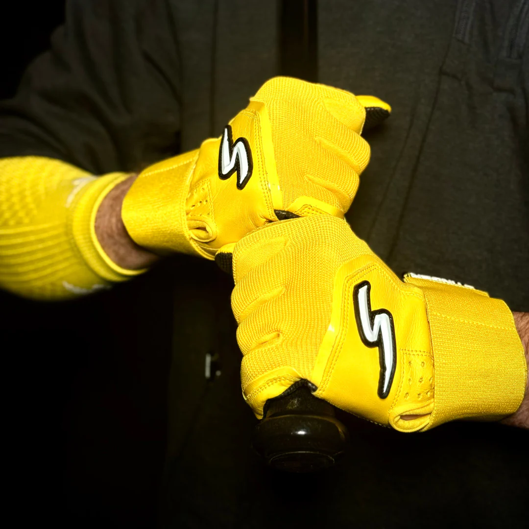 Winder Series Batting Gloves - Athletic Gold - Image 7