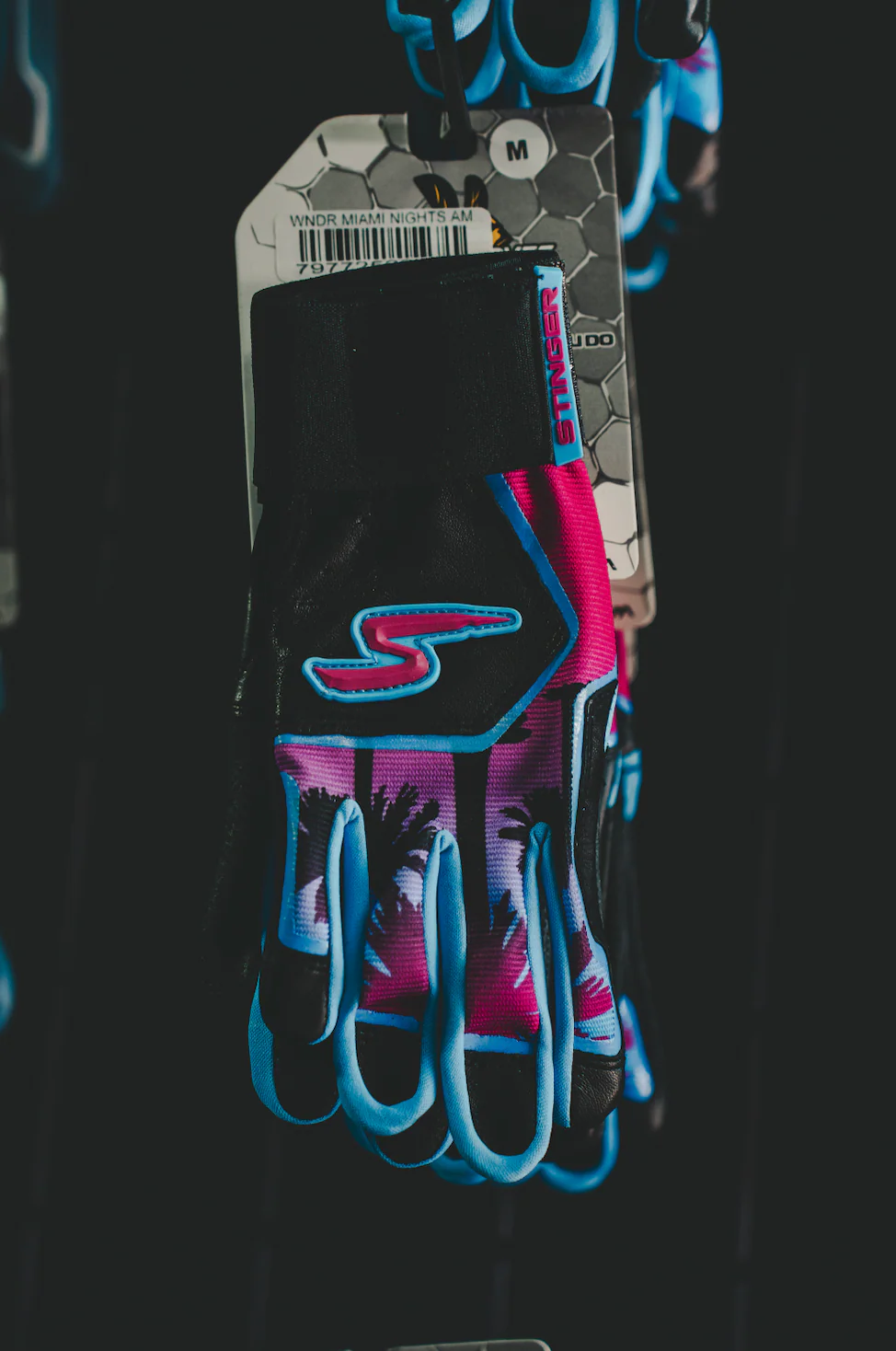 Winder Series Batting Gloves - Miami Nights - Image 2