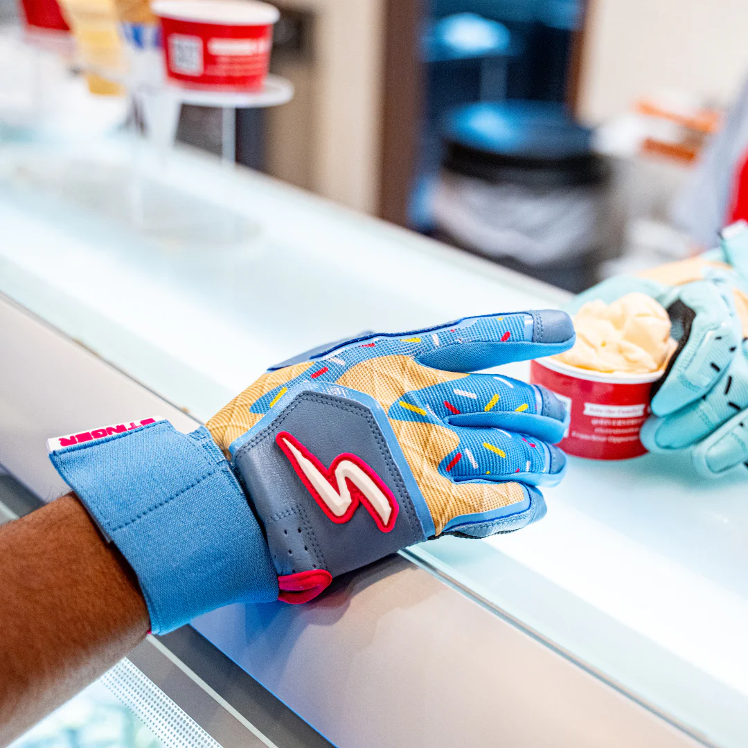 Winder Series Batting Gloves - Birthday Cake - Image 9