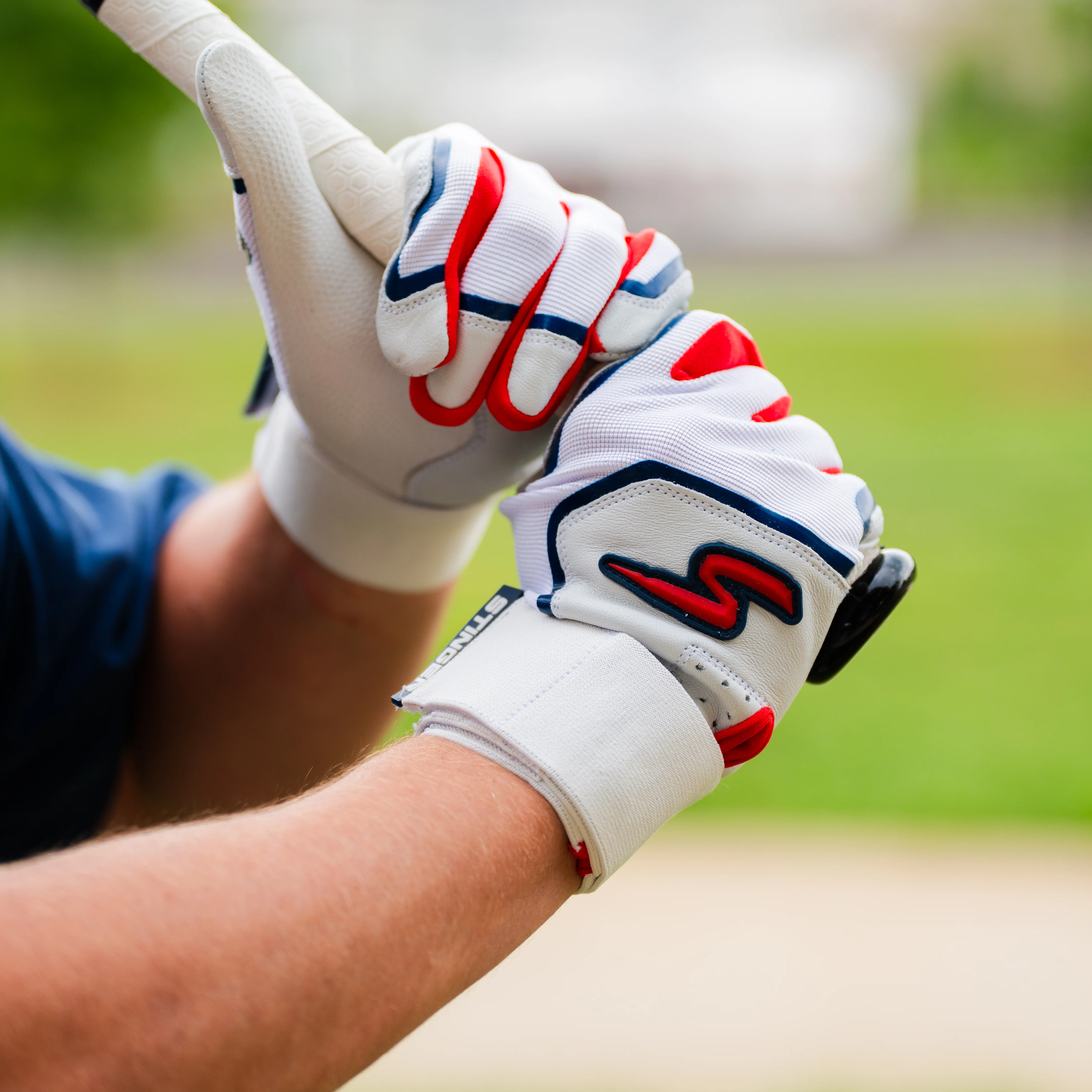 Winder Series Batting Gloves - Patriot - Image 3